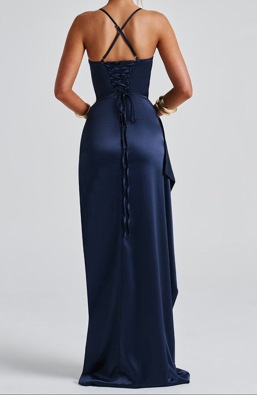 Image of Annie | Dames Spaghetti Bandjes Maxi Jurk