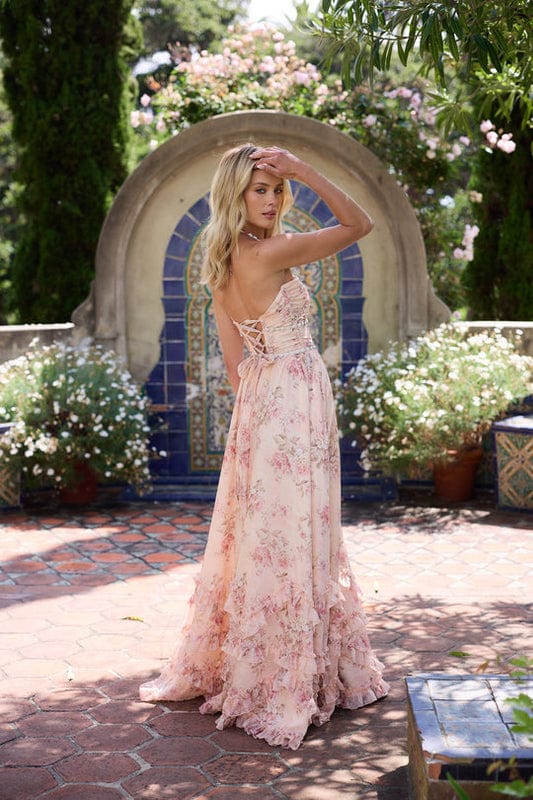 Image of Annie | Dames Strapless Maxi Jurk