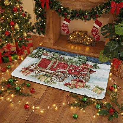 Antislip kerstdeurmat