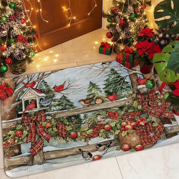Antislip kerstdeurmat