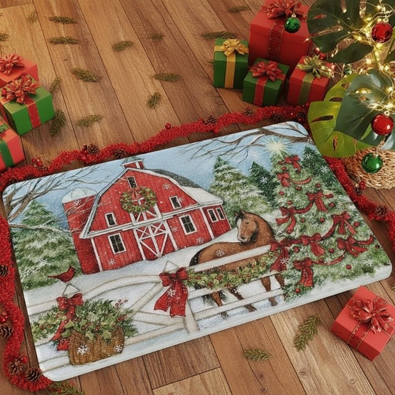 Antislip kerstdeurmat