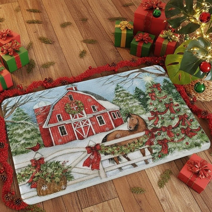 Antislip kerstdeurmat