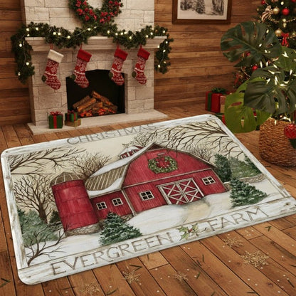Antislip kerstdeurmat