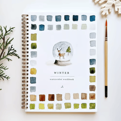 Aquarel werkboek voor beginners - Stap-voor-stap schilderboek - Kunstboek