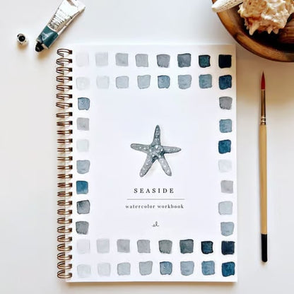 Aquarel werkboek voor beginners - Stap-voor-stap schilderboek - Kunstboek