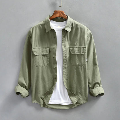 Image of Arie | Heren Overhemd met Knoopsluiting - Casual