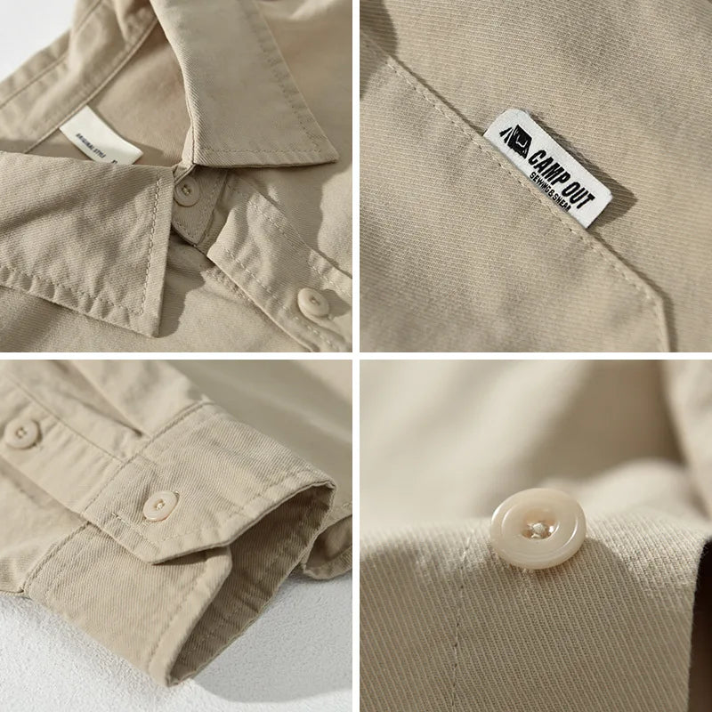 Image of Arie | Heren Overhemd met Knoopsluiting - Casual