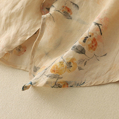 Image of Ashley | Dames Mouwloze Bloemen Blouse