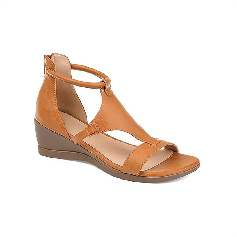 Image of Ashley | Dames T-Strap Sleehak Sandalen