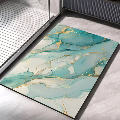 Badmat met decoratief patroon