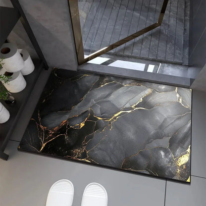Badmat met decoratief patroon