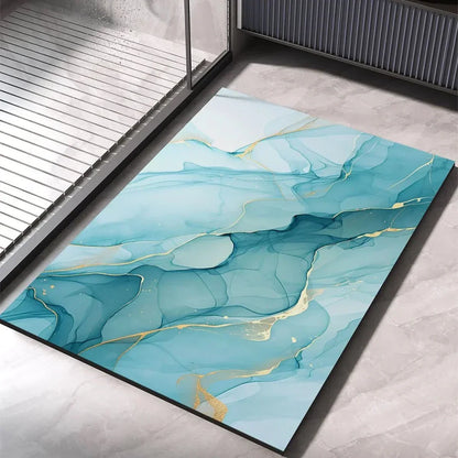 Badmat met decoratief patroon