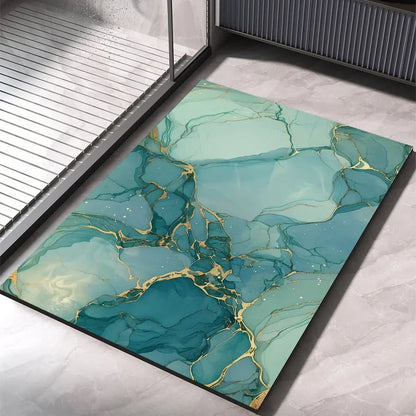 Badmat met decoratief patroon
