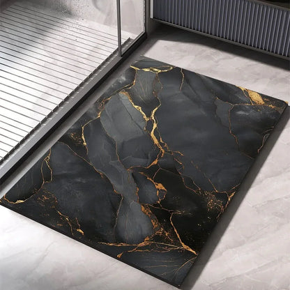 Badmat met decoratief patroon