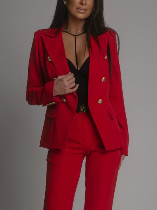 Image of Bo | Dames Double Breasted Blazer Set