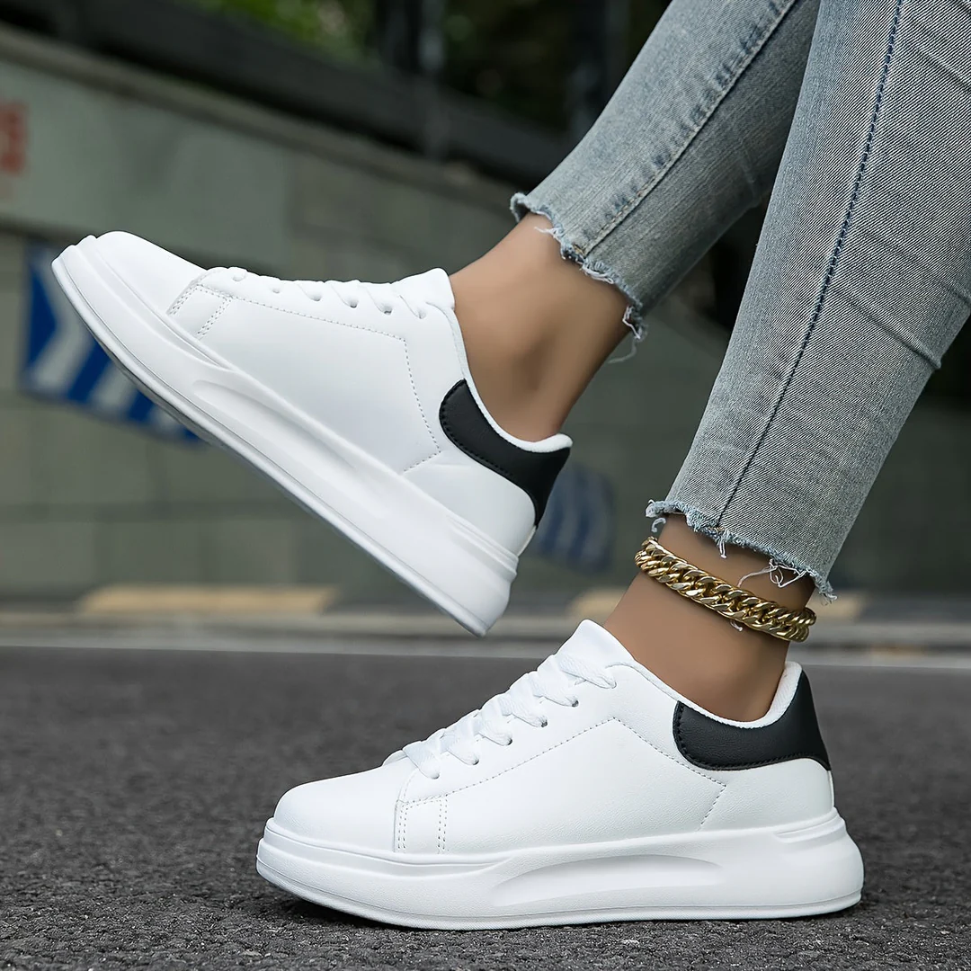 Image of Carol | Dames Veterschoenen Platform Sneakers