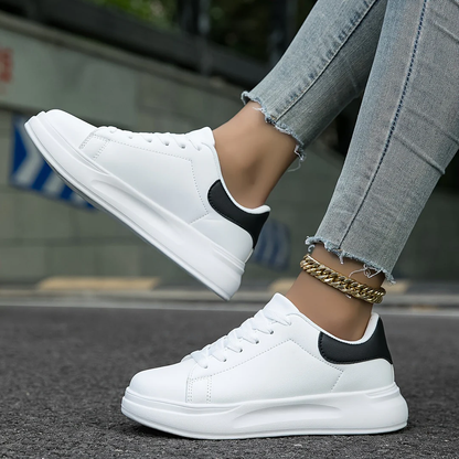 Image of Carol | Dames Veterschoenen Platform Sneakers