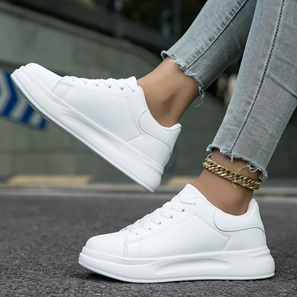 Image of Carol | Dames Veterschoenen Platform Sneakers
