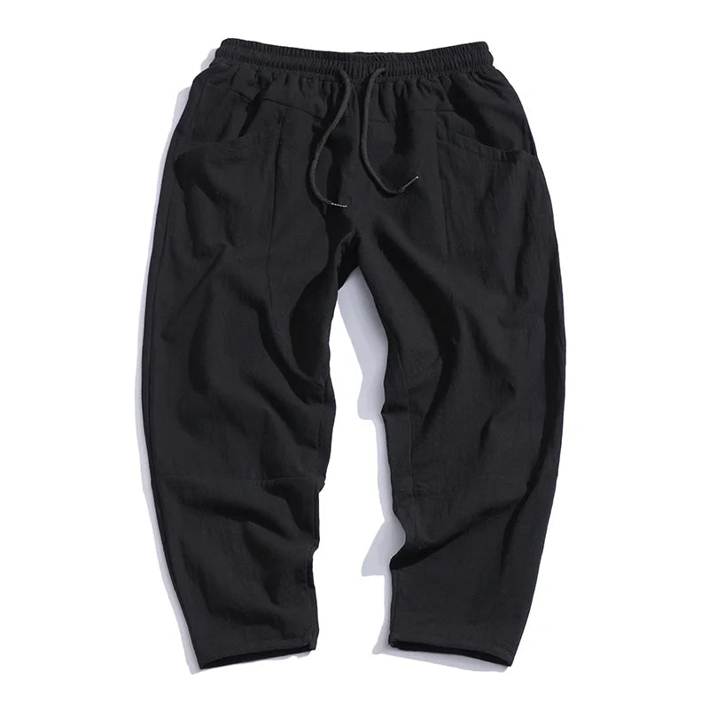 Image of Cas | Heren Cropped Broek met Trekkoord