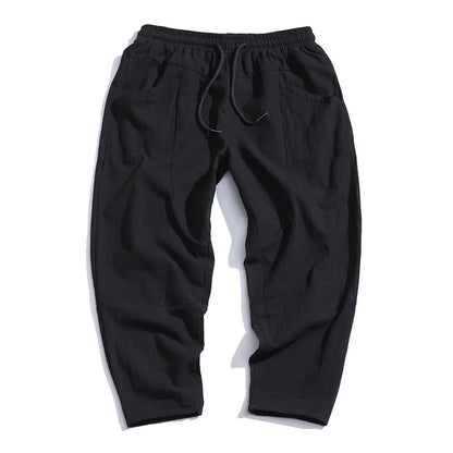 Image of Cas | Heren Cropped Broek met Trekkoord