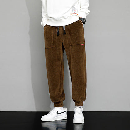 Image of Casper | Heren Jogger Corduroy Broek