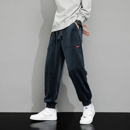Image of Casper | Heren Jogger Corduroy Broek