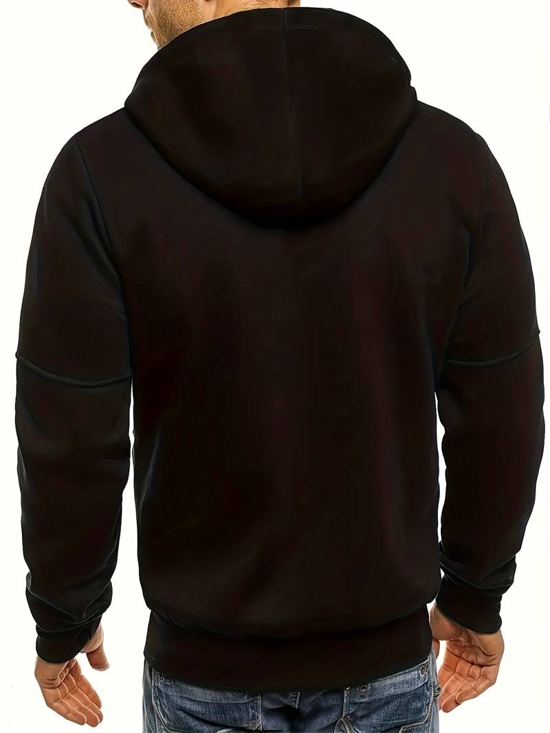 Casual hoodie voor heren met comfortabele pasvorm en stijlvolle details