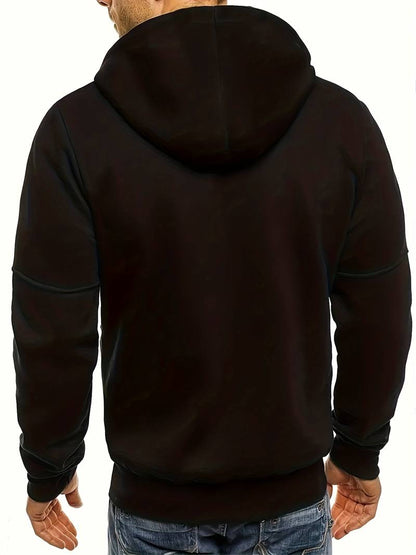 Casual hoodie voor heren met comfortabele pasvorm en stijlvolle details