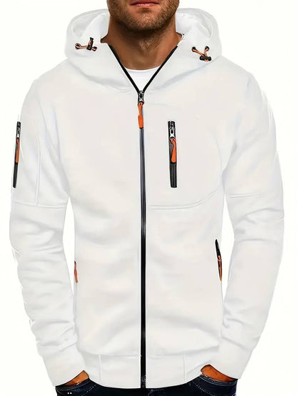 Casual hoodie voor heren met comfortabele pasvorm en stijlvolle details