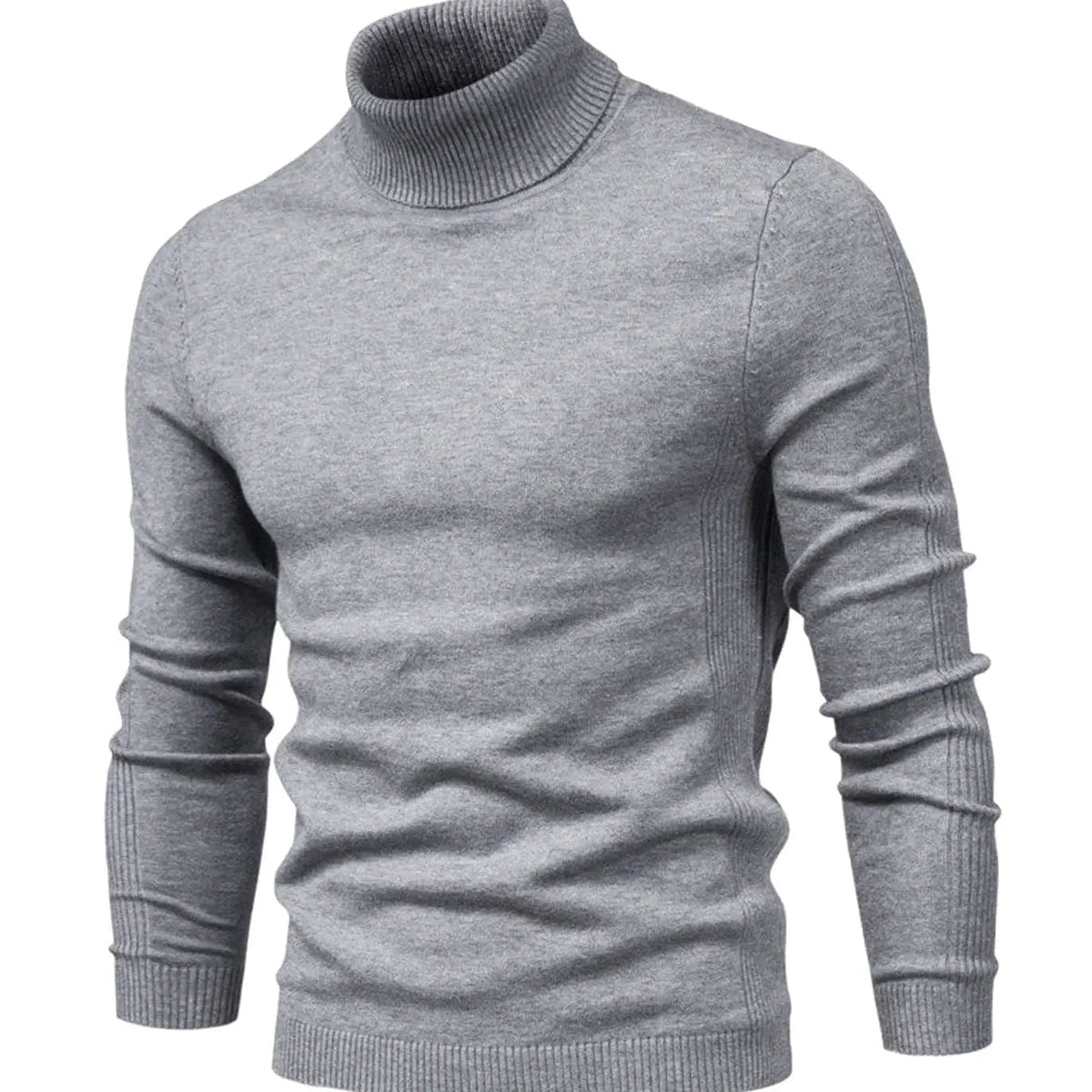 Casual slim-fit coltrui voor heren