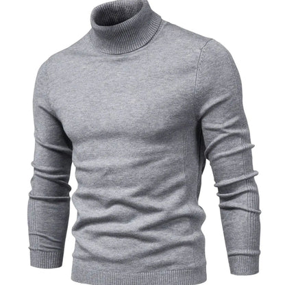 Casual slim-fit coltrui voor heren