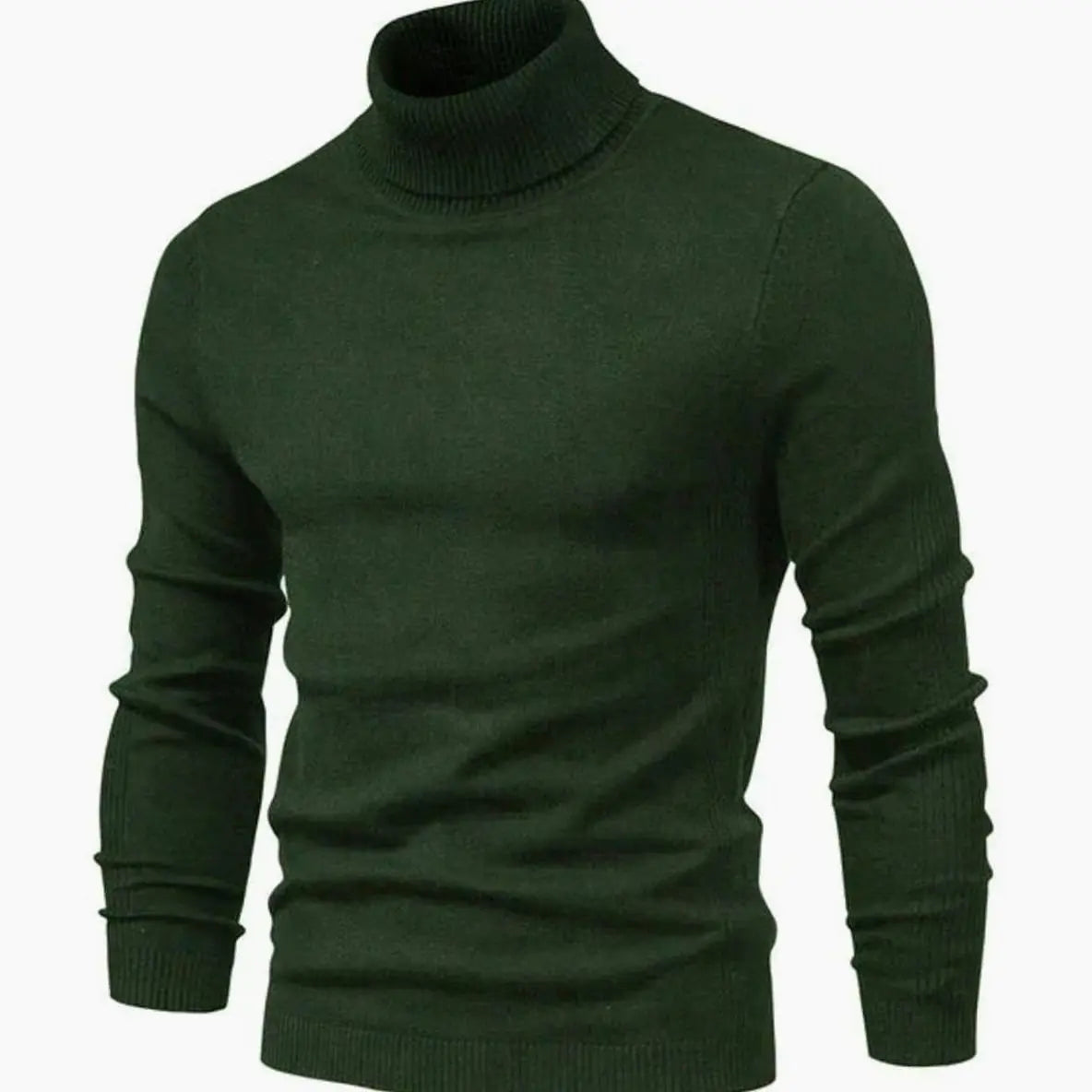Casual slim-fit coltrui voor heren