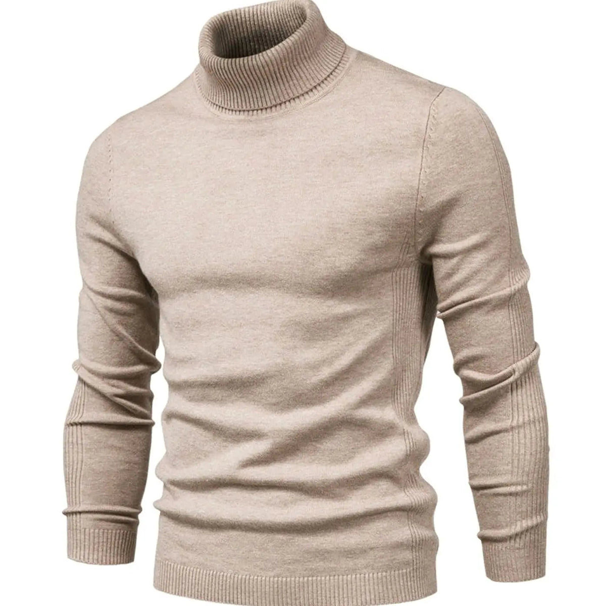 Casual slim-fit coltrui voor heren