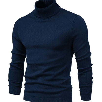 Casual slim-fit coltrui voor heren