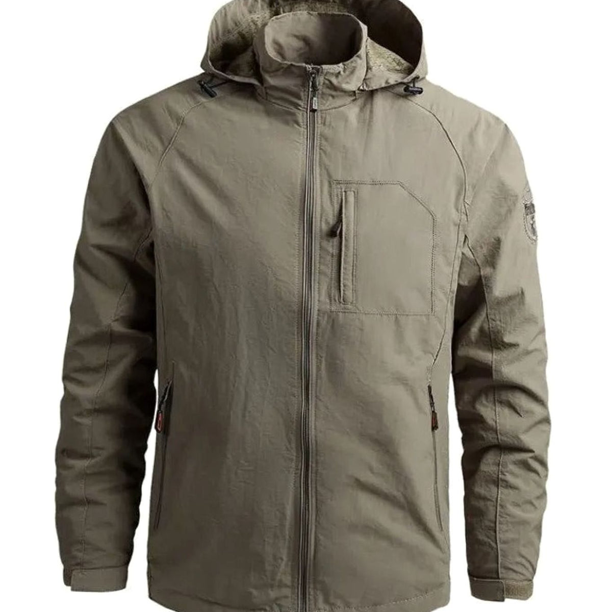 Casual urban streetjack voor heren met ritssluiting