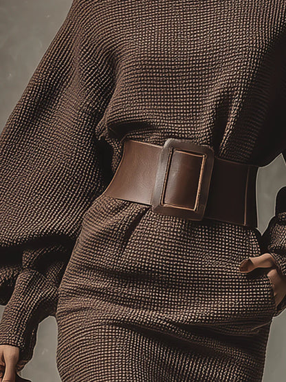 Image of Catharina | Dames Mini Jurk met Riem