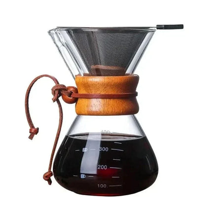 Chemex Koffiekan met Hario V60 Dripperset – Precies Zetten met Stijl