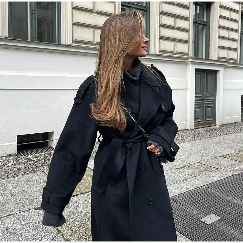 Cheri | Double-breasted trenchcoat voor dames