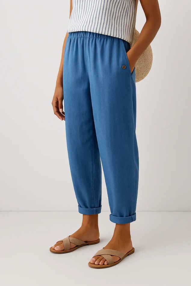 Image of Christel | Dames Cropped Relaxed Fit Broek