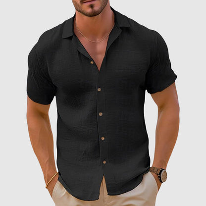Image of Christopher | Heren Camp Collar Button-Down Overhemd