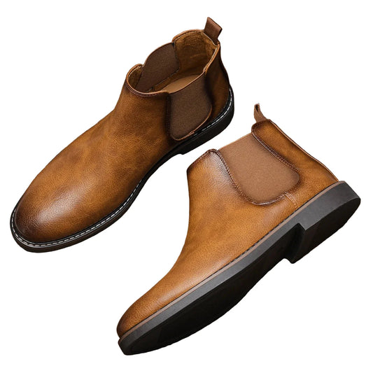 Comfortabele retro chelsea boots voor heren – geschikt voor casual en formele gelegenheden