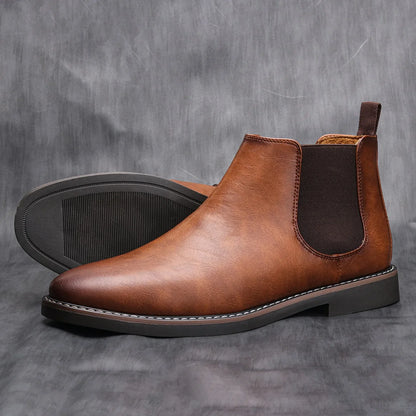 Comfortabele retro chelsea boots voor heren – geschikt voor casual en formele gelegenheden