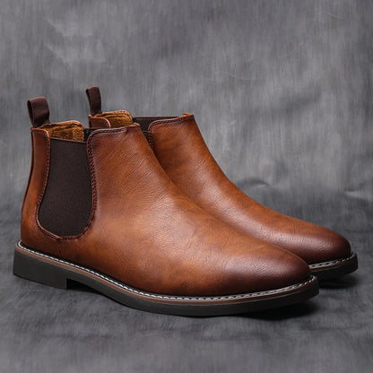 Comfortabele retro chelsea boots voor heren – geschikt voor casual en formele gelegenheden