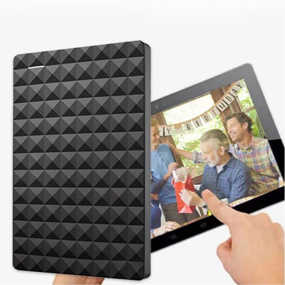 Compacte externe USB-schijf met reliëf