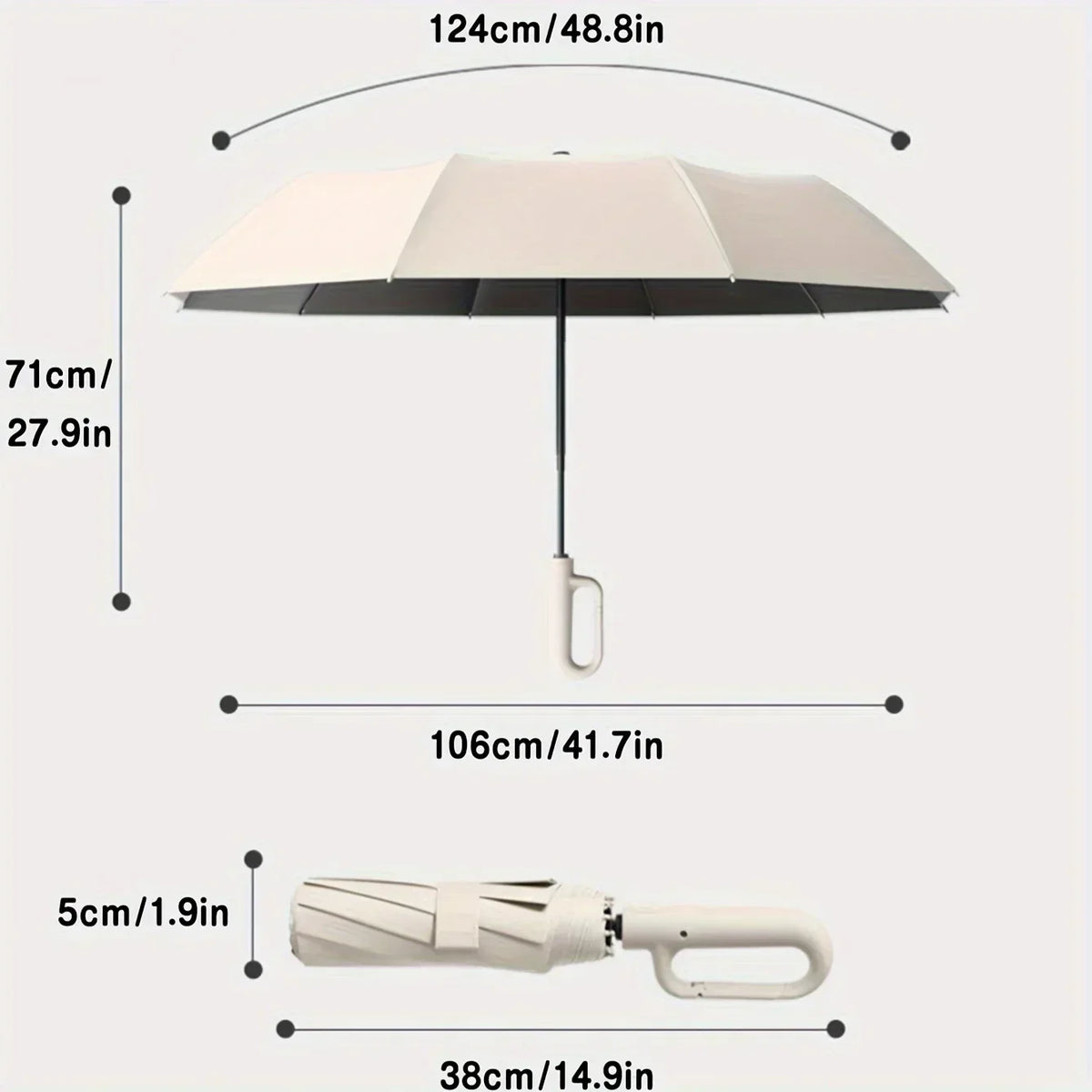Compacte paraplu