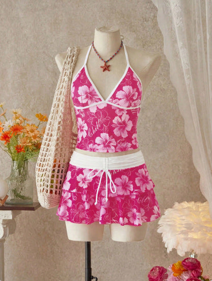 Dames bikiniset met rokje