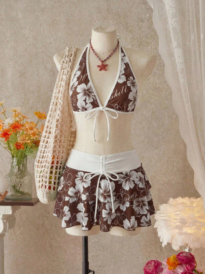 Dames bikiniset met rokje