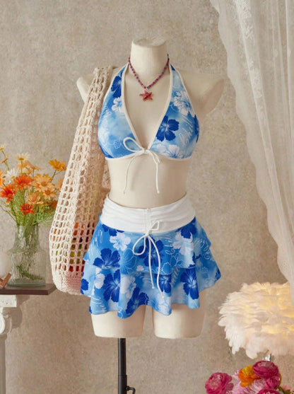 Dames bikiniset met rokje