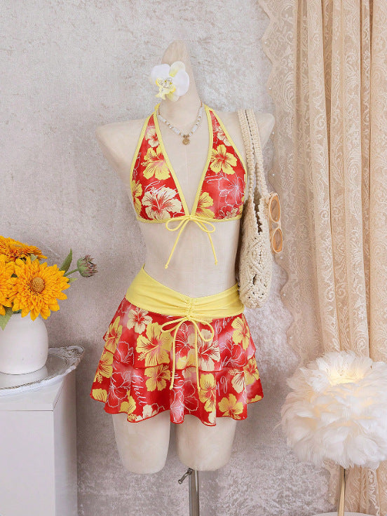 Dames bikiniset met rokje