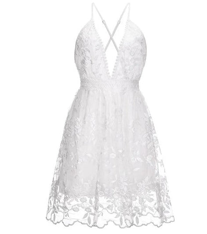 Image of Dames Bloemen A-lijn Mini Jurk